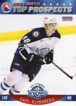 2011-12 Choice AHL Top Prospects #42 Carl Klingberg Front