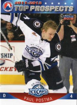 2011-12 Choice AHL Top Prospects #43 Paul Postma Front