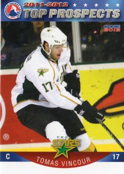 2011-12 Choice AHL Top Prospects #46 Tomas Vincour Front