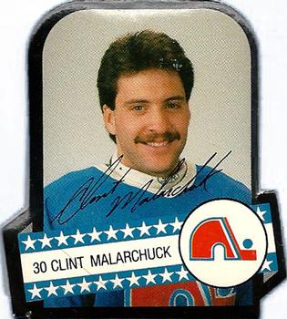 1985-86 Provigo Quebec Nordiques Stickers #NNO Clint Malarchuk Front