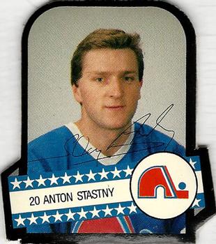 1985-86 Provigo Quebec Nordiques Stickers #NNO Anton Stastny Front