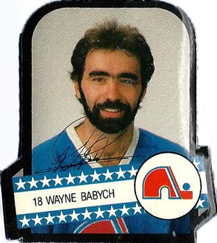 1985-86 Provigo Quebec Nordiques Stickers #NNO Wayne Babych Front