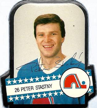1985-86 Provigo Quebec Nordiques Stickers #NNO Peter Stastny Front