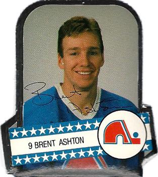 1985-86 Provigo Quebec Nordiques Stickers #NNO Brent Ashton Front