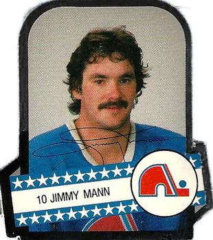 1985-86 Provigo Quebec Nordiques Stickers #NNO Jimmy Mann Front