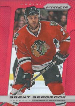 2013-14 Panini Prizm - Prizms Red #128 Brent Seabrook Front