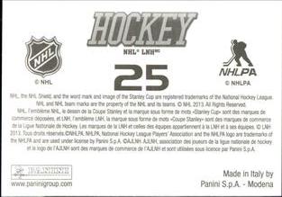 2013-14 Panini Stickers #25 Stanley Cup Finals/Action Puzzle Back