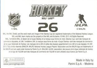 2013-14 Panini Stickers #26 Stanley Cup Finals/Action Puzzle Back