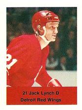 1974-75 NHL Action Stamps #NNO Jack Lynch Front