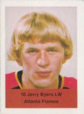 1974-75 NHL Action Stamps #NNO Jerry Byers Front