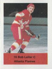 1974-75 NHL Action Stamps #NNO Bob Leiter Front