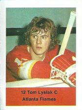 1974-75 NHL Action Stamps #NNO Tom Lysiak Front