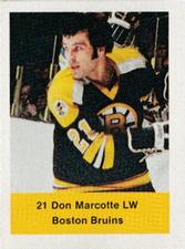 1974-75 NHL Action Stamps #NNO Don Marcotte Front