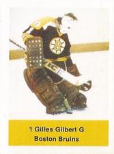 1974-75 NHL Action Stamps #NNO Gilles Gilbert Front
