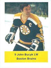 1974-75 NHL Action Stamps #NNO John Bucyk Front