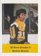 1974-75 NHL Action Stamps #NNO Ross Brooks Front