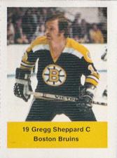 1974-75 NHL Action Stamps #NNO Gregg Sheppard Front