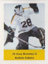 1974-75 NHL Action Stamps #NNO Gary Bromley Front