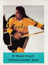1974-75 NHL Action Stamps #NNO Wayne King Front