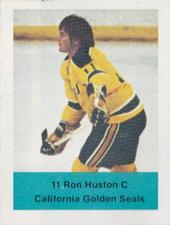 1974-75 NHL Action Stamps #NNO Ron Huston Front