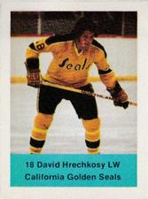 1974-75 NHL Action Stamps #NNO David Hrechkosy Front
