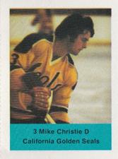 1974-75 NHL Action Stamps #NNO Mike Christie Front