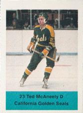1974-75 NHL Action Stamps #NNO Ted McAneeley Front