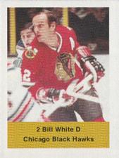 1974-75 NHL Action Stamps #NNO Bill White Front