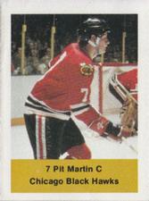 1974-75 NHL Action Stamps #NNO Pit Martin Front