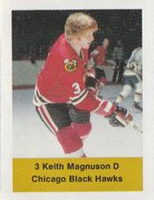 1974-75 NHL Action Stamps #NNO Keith Magnuson Front