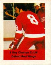 1974-75 NHL Action Stamps #NNO Guy Charron Front