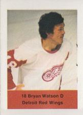 1974-75 NHL Action Stamps #NNO Bryan Watson Front