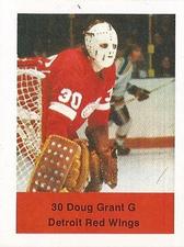 1974-75 NHL Action Stamps #NNO Doug Grant Front