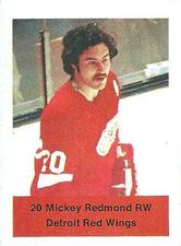 1974-75 NHL Action Stamps #NNO Mickey Redmond Front