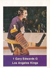 1974-75 NHL Action Stamps #NNO Gary Edwards Front