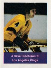 1974-75 NHL Action Stamps #NNO Dave Hutchison Front