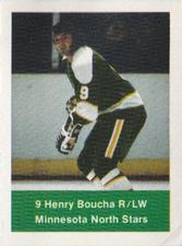 1974-75 NHL Action Stamps #NNO Henry Boucha Front