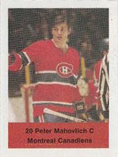 1974-75 NHL Action Stamps #NNO Peter Mahovlich Front