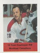 1974-75 NHL Action Stamps #NNO Yvan Cournoyer Front
