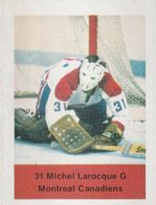 1974-75 NHL Action Stamps #NNO Michel Larocque Front