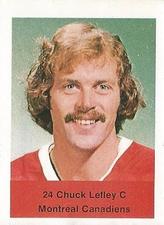 1974-75 NHL Action Stamps #NNO Chuck Lefley Front