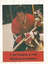 1974-75 NHL Action Stamps #NNO Jim Roberts Front