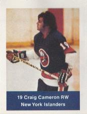1974-75 NHL Action Stamps #NNO Craig Cameron Front