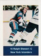 1974-75 NHL Action Stamps #NNO Ralph Stewart Front