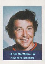 1974-75 NHL Action Stamps #NNO Bill MacMillan Front