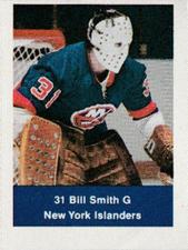1974-75 NHL Action Stamps #NNO Bill Smith Front
