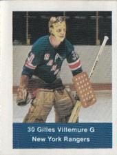 1974-75 NHL Action Stamps #NNO Gilles Villemure Front
