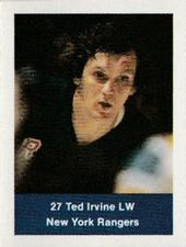 1974-75 NHL Action Stamps #NNO Ted Irvine Front
