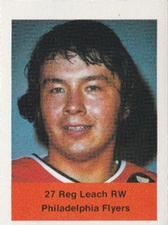 1974-75 NHL Action Stamps #NNO Reg Leach Front