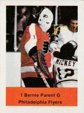 1974-75 NHL Action Stamps #NNO Bernie Parent Front